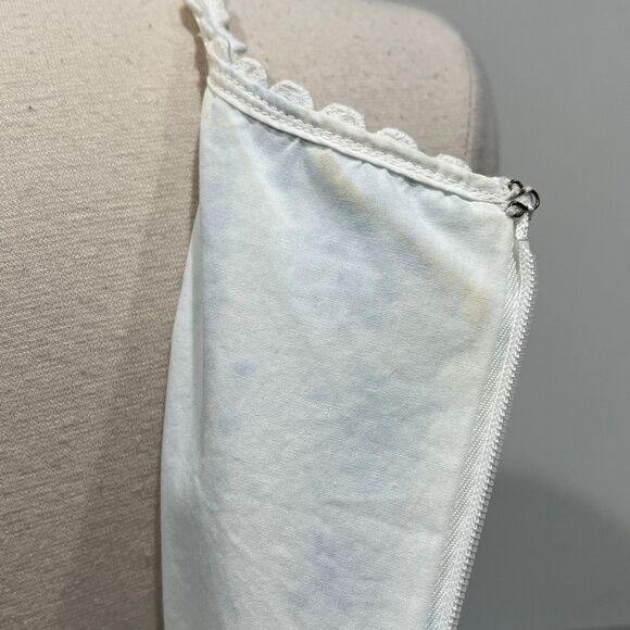 Lilly Pulitzer Dress Pearl Crochet Neck Halter Size 14 Blue & White - Picture 16 of 16